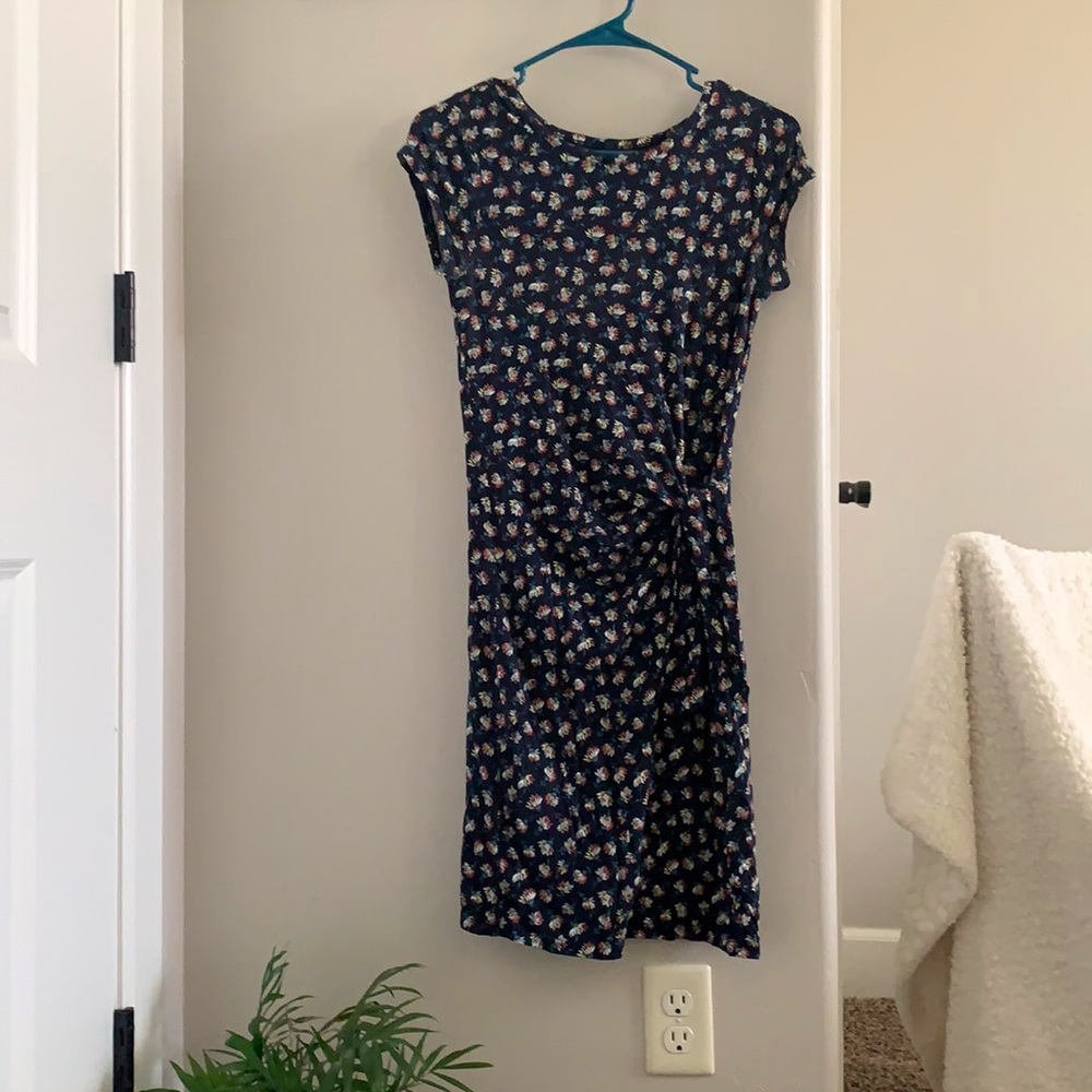 Almost new Loft ditsy floral dress petite Xxs